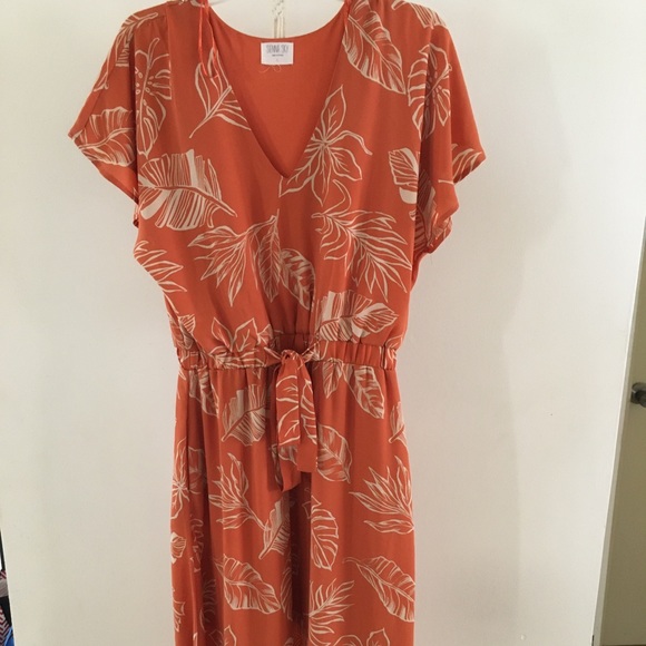 Orange 🍊 Dress - Picture 1 of 2